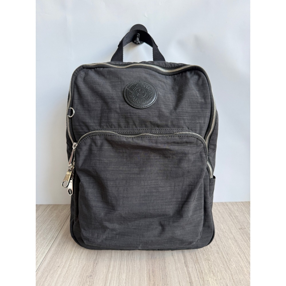 Kipling Seoul Large Laptop Backpack Black Nylon Travel School Utility Bag